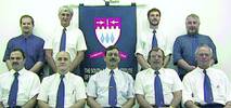 Here they are, the Committee for 2001: Piet van Rooyen, André Venter, André Loubser, Brian Edwards, Piet Ferreira, Dennis Hoffman, Piet van Rensburg, Tony Vis, Peter Zietsman